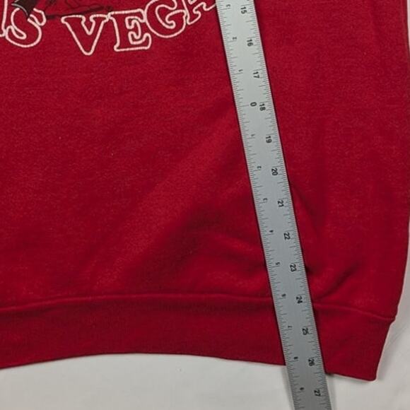 Vintage University of Nevada 80s Las Vegas Beauregard Red Crewneck Size Large - Picture 7 of 8